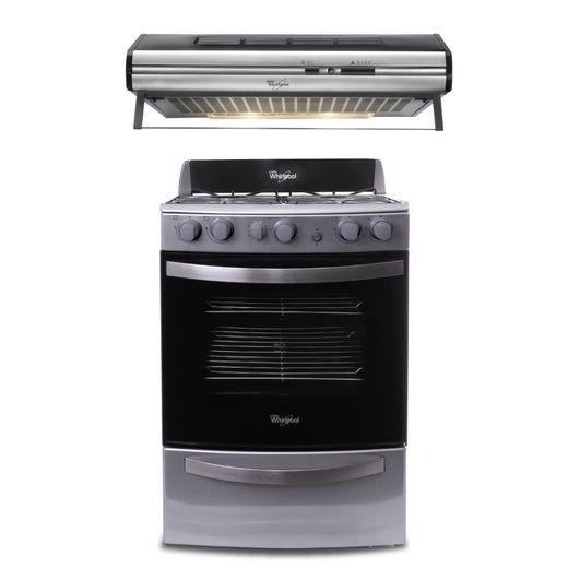Cocina 55 cm Y Purificador con salida al exterior Whirlpool - whirlpoolarg