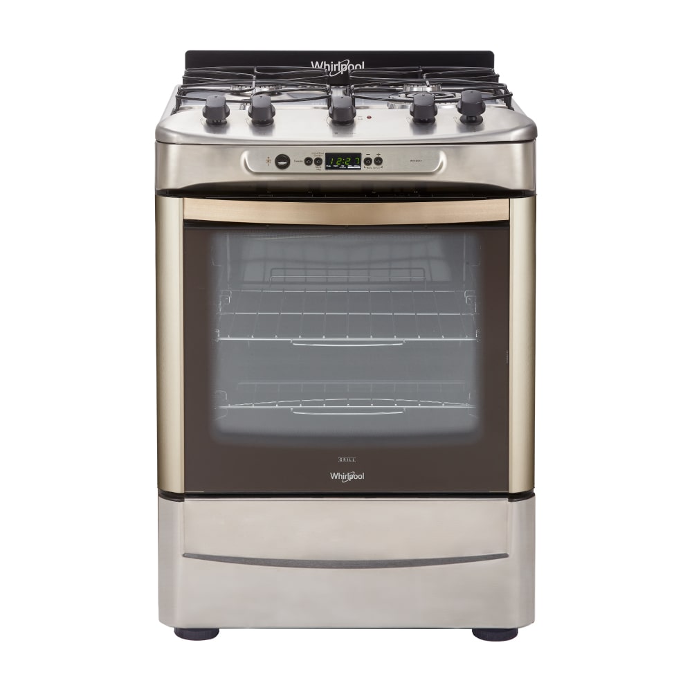 Cocina a Gas Whirlpool con Grill 60 CM - 4 hornallas - whirlpoolarg