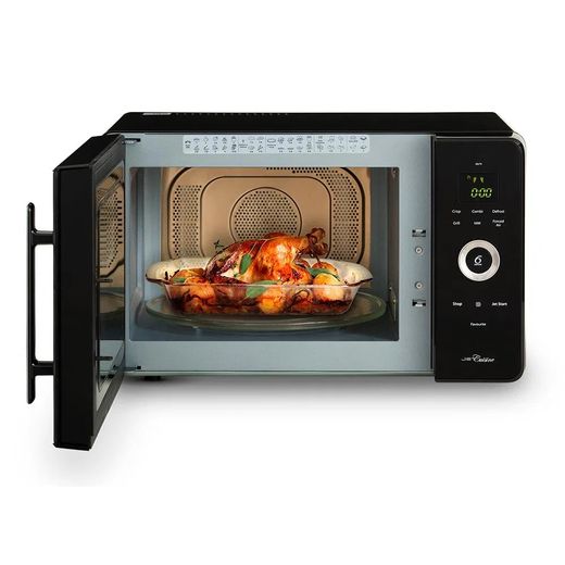 Microondas Negro con Grill de 27 Litros - whirlpoolarg