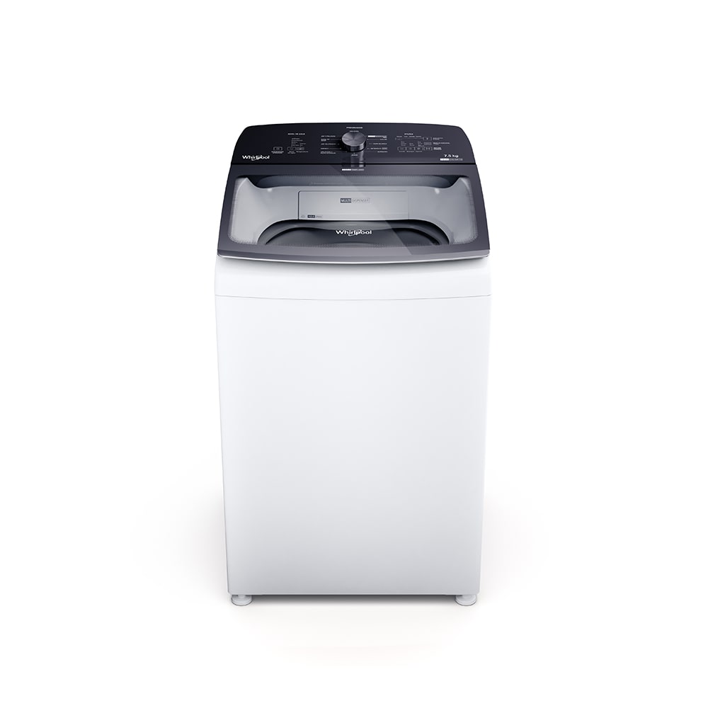 Lavarropas Automático Whirlpool Carga Superior 7.5 Kg Wwh07ab Blanco