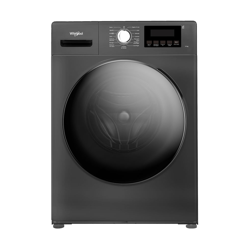 Lavarropas Whirlpool Carga Frontal 7 Kg Xpert Inverter Titanium